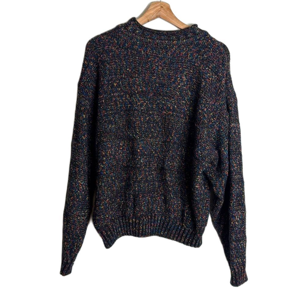 Barnes Storm Men's Multicolor Knit Wool Alpaca Mohair Blend Sweater Medium - Picture 9 of 9
